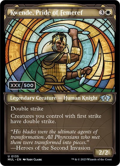 Kwende, Pride of Femeref - Serial Numbered