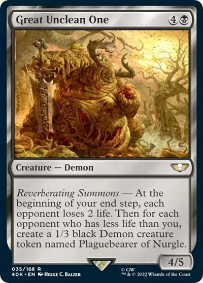 Great Unclean One - Surge Foil
