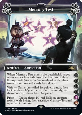 Memory Test - 5 6 Foil