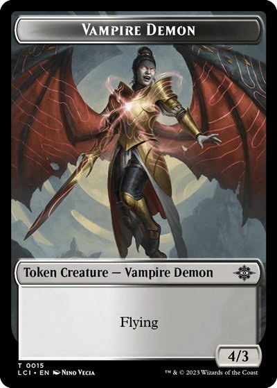 Vampire Demon Token - Normal Vampire Demon Token