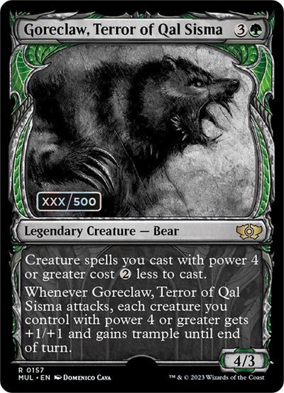 Goreclaw, Terror of Qal Sisma - Serial Numbered