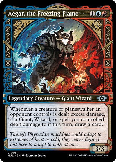 Aegar, the Freezing Flame - Halo Foil