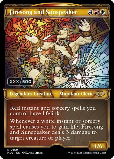 Firesong and Sunspeaker - Serial Numbered