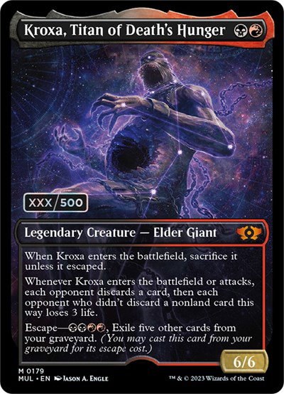 Kroxa, Titan of Death's Hunger - Serial Numbered