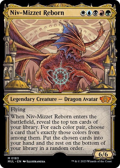 Niv-Mizzet Reborn - Halo Foil