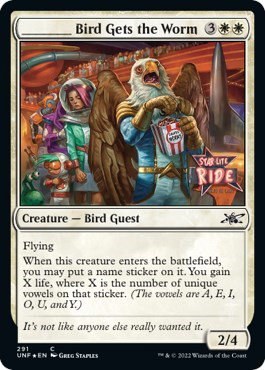 _____ Bird Gets the Worm