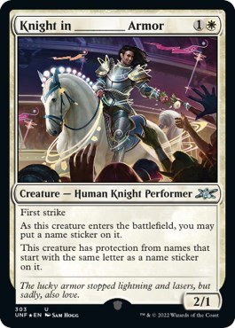Knight in _______ Armor