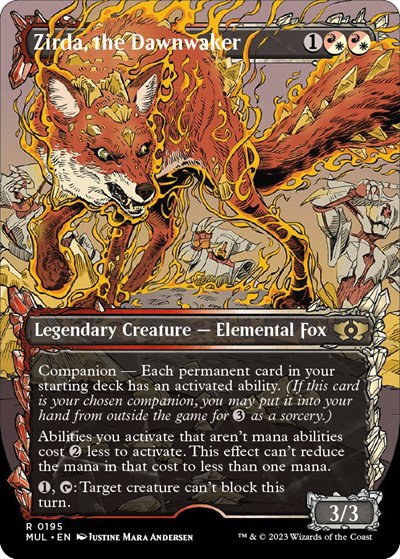 Zirda, the Dawnwaker - Halo Foil