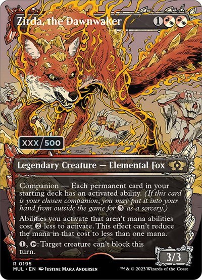 Zirda, the Dawnwaker - Serial Numbered