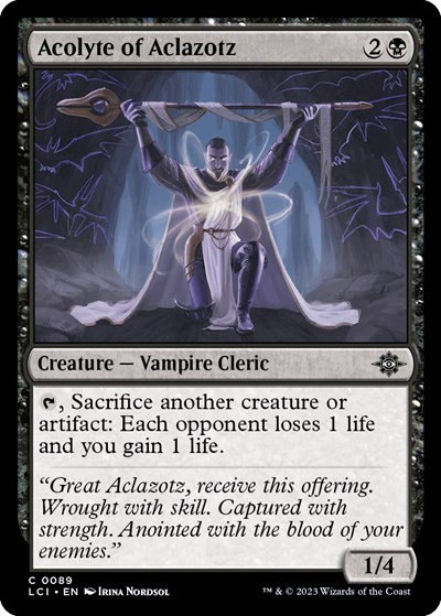 Acolyte of Aclazotz - Foil