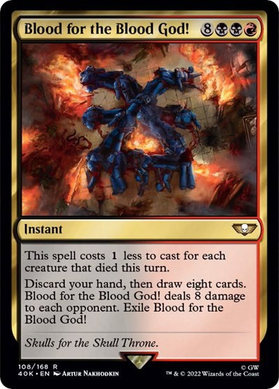 Blood for the Blood God! - Surge Foil