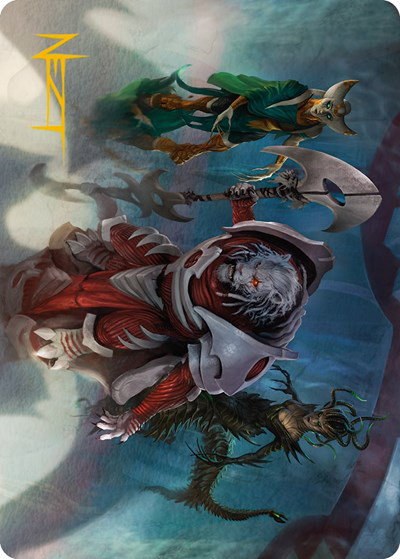 Norn's Decree Art Card - Gold Stamped Signature
