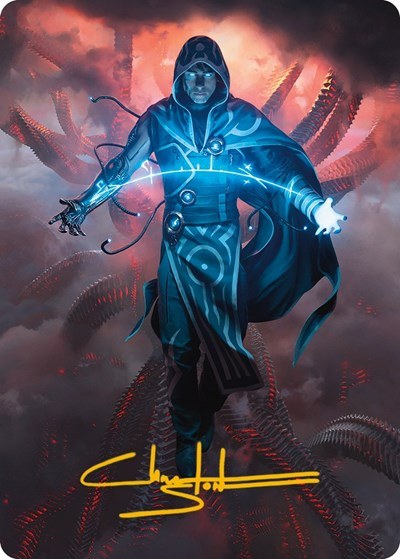 Jace, the Perfected Mind Art Card - Gold Stamped Signature