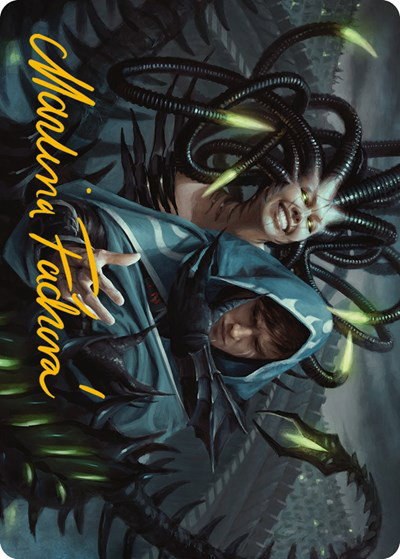 Phyrexian Arena Art Card - Gold Stamped Signature
