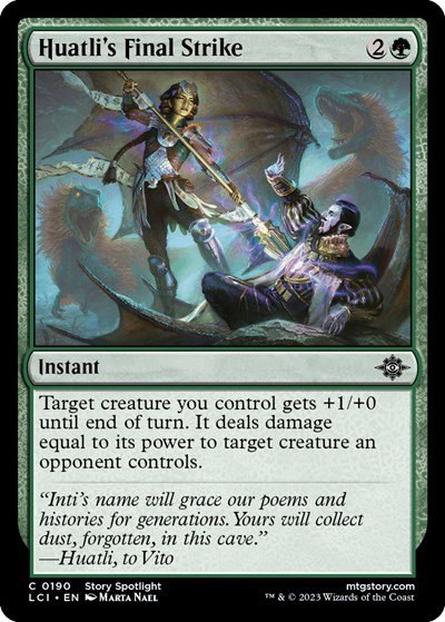Huatli's Final Strike - Foil