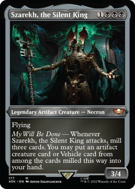 Szarekh, the Silent King (Display Commander) (Surge Foil) - Thick Stock