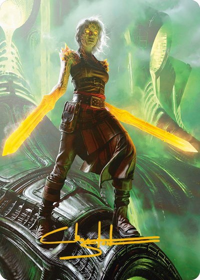 Nahiri, the Unforgiving Art Card - Gold Stamped Signature