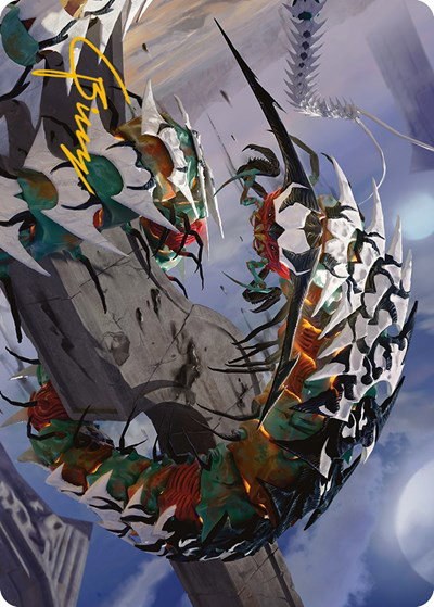 Atraxa's Skitterfang Art Card - Gold Stamped Signature
