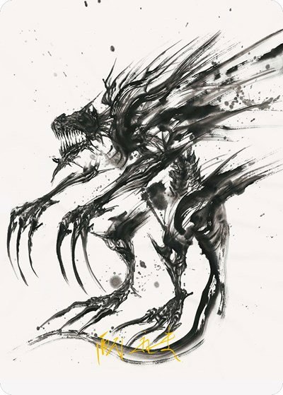 Phyrexian Obliterator Art Card - Gold Stamped Signature