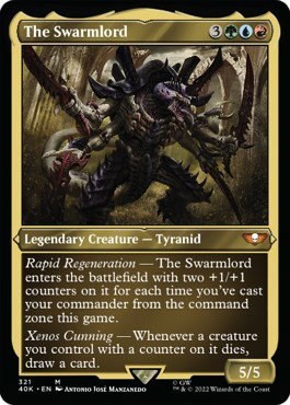 The Swarmlord (Display Commander) (Foil Etched) - Thick Stock