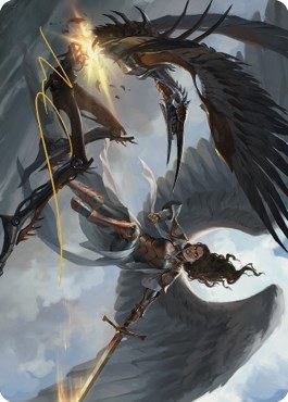 Destroy Evil Art Card - Gold Stamped Signature
