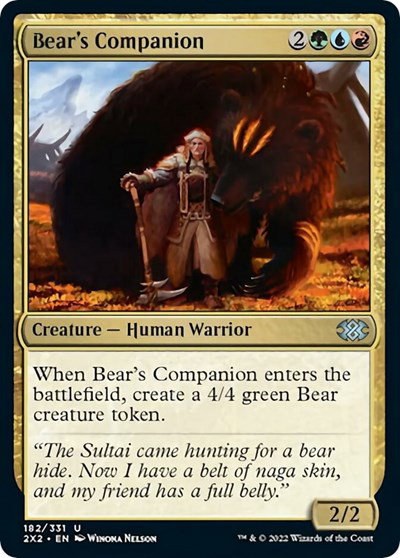 Bear's Companion - Foil