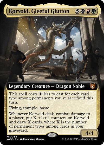 Korvold, Gleeful Glutton - Foil