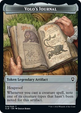 Volo's Journal Token - Normal Volo S Journal Token