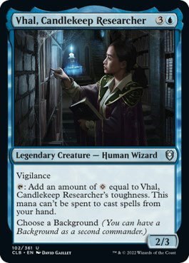 Vhal, Candlekeep Researcher - Foil