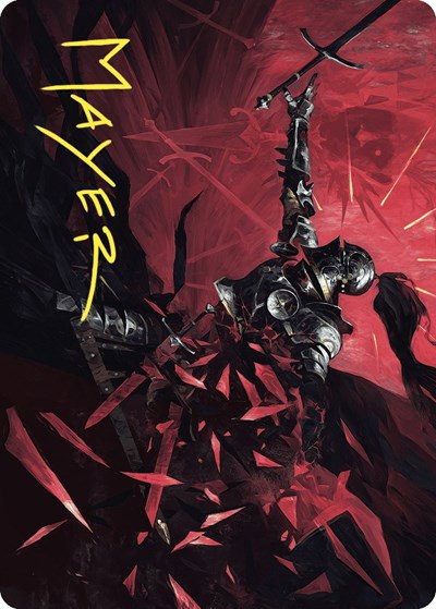 Shatter the Oath Art Card - Gold Stamped Signature