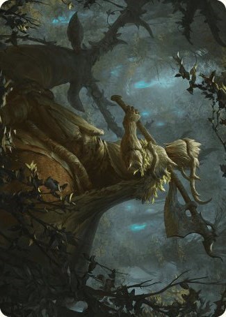 Verdant Outrider Art Card