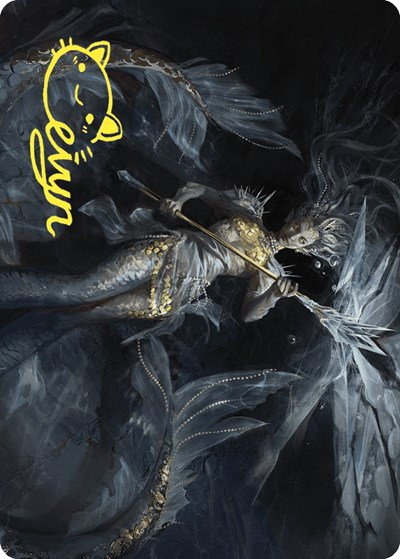 Sharae of Numbing Depths Art Card - Gold Stamped Signature