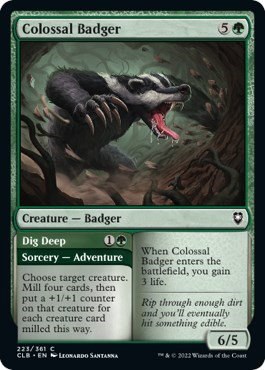 Colossal Badger - Foil