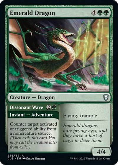 Emerald Dragon - Foil