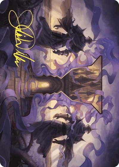 Court of Locthwain Art Card - Gold Stamped Signature