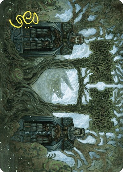 Court of Garenbrig Art Card - Gold Stamped Signature