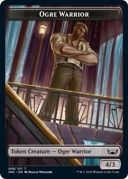 Ogre Warrior // Citizen Double-Sided Token