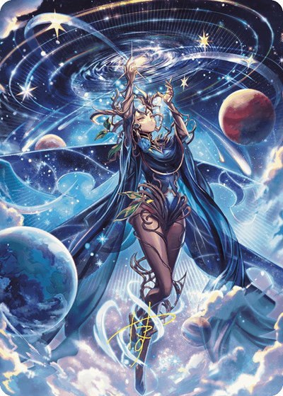Omniscience Anime Art Card - Gold Stamped Signature