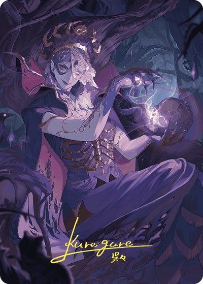 Necropotence Art Card - Gold Stamped Signature