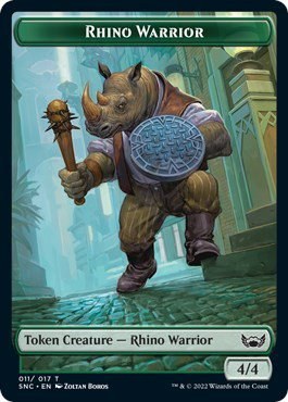 Rhino Warrior Token - Normal Rhino Warrior Token