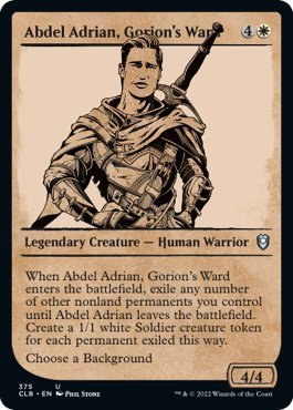 Abdel Adrian, Gorion's Ward - Foil