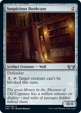 Suspicious Bookcase - Foil
