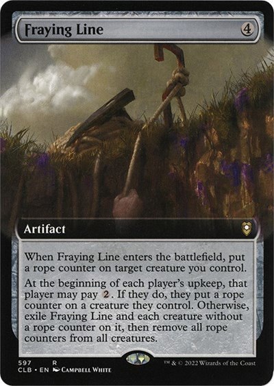 Fraying Line - Foil