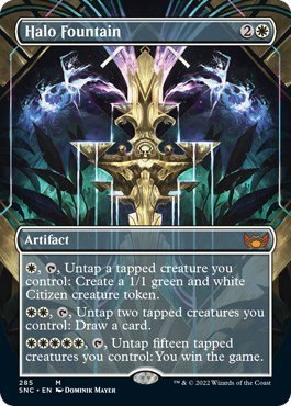 Halo Fountain - Foil