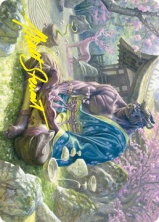 Kosei, Penitent Warlord Art Card - Gold Stamped Signature