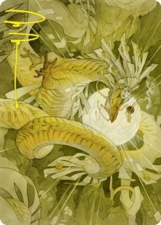Brilliant Restoration Art Card - Gold Stamped Signature