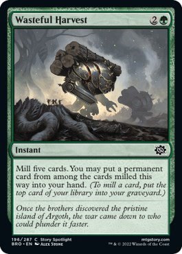 Wasteful Harvest - Foil