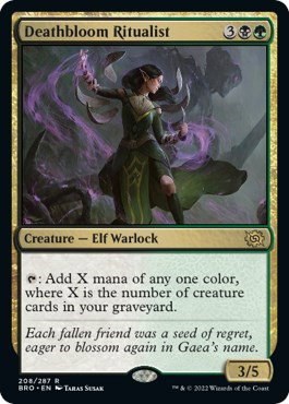 Deathbloom Ritualist - Foil
