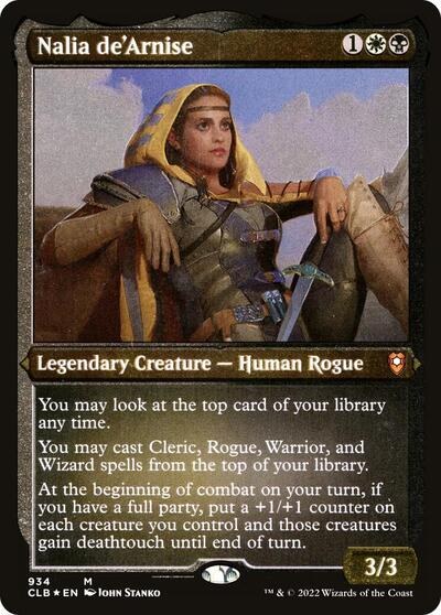 Nalia de'Arnise (Display Commander) - Thick Stock