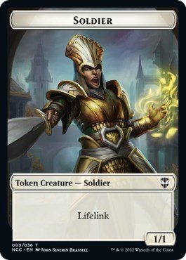 Soldier // Cat Beast Double-Sided Token